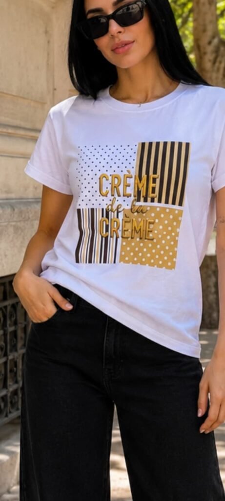 Remera dama línea Creme - Art. 0034